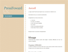 Tablet Screenshot of pressfoward.org